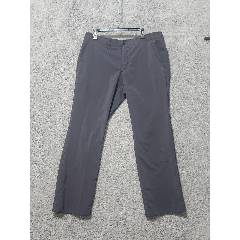 Roundtree & Yorke Performance Pants 36"x30" Khaki Easy Care Stretch